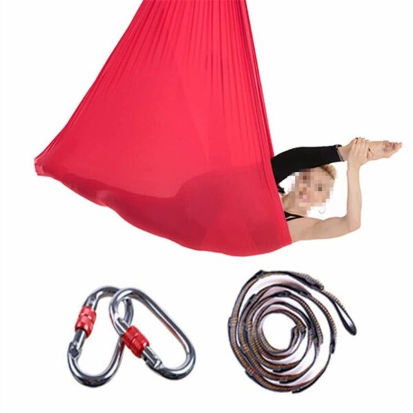 aerial yoga swing hammock red 14