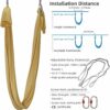 aerial swing gold hammock 8