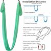 aerial swing light green hammock 21