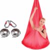 aerial yoga swing hammock red 1