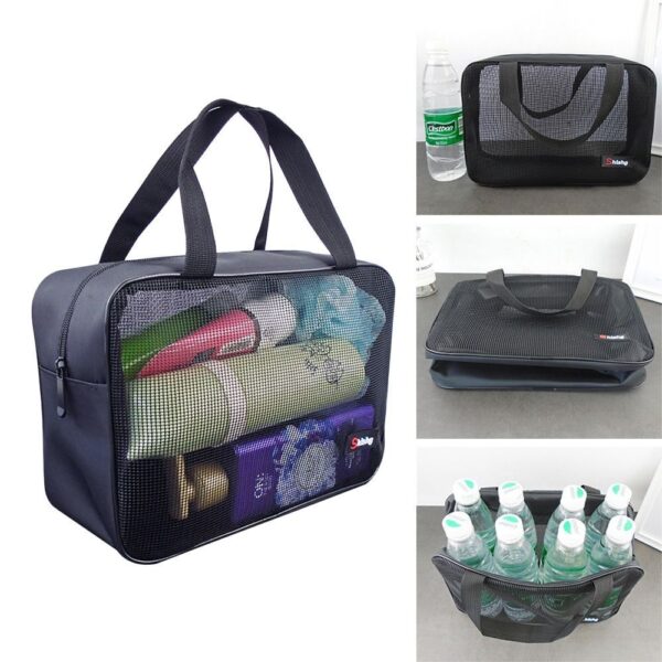 Mesh Shower Caddy Portable Toiletry Bag 1